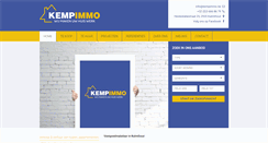 Desktop Screenshot of kempimmo.be
